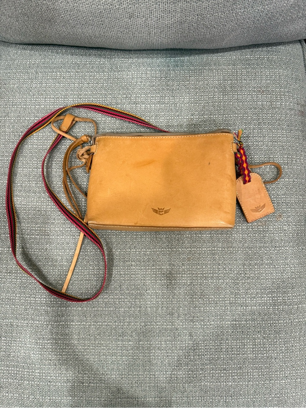 Consuela Crossbody Bag with Woven Strap